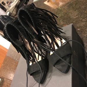 Zara fringe tassel heel